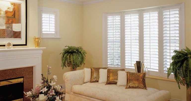 Chicago living room shutters